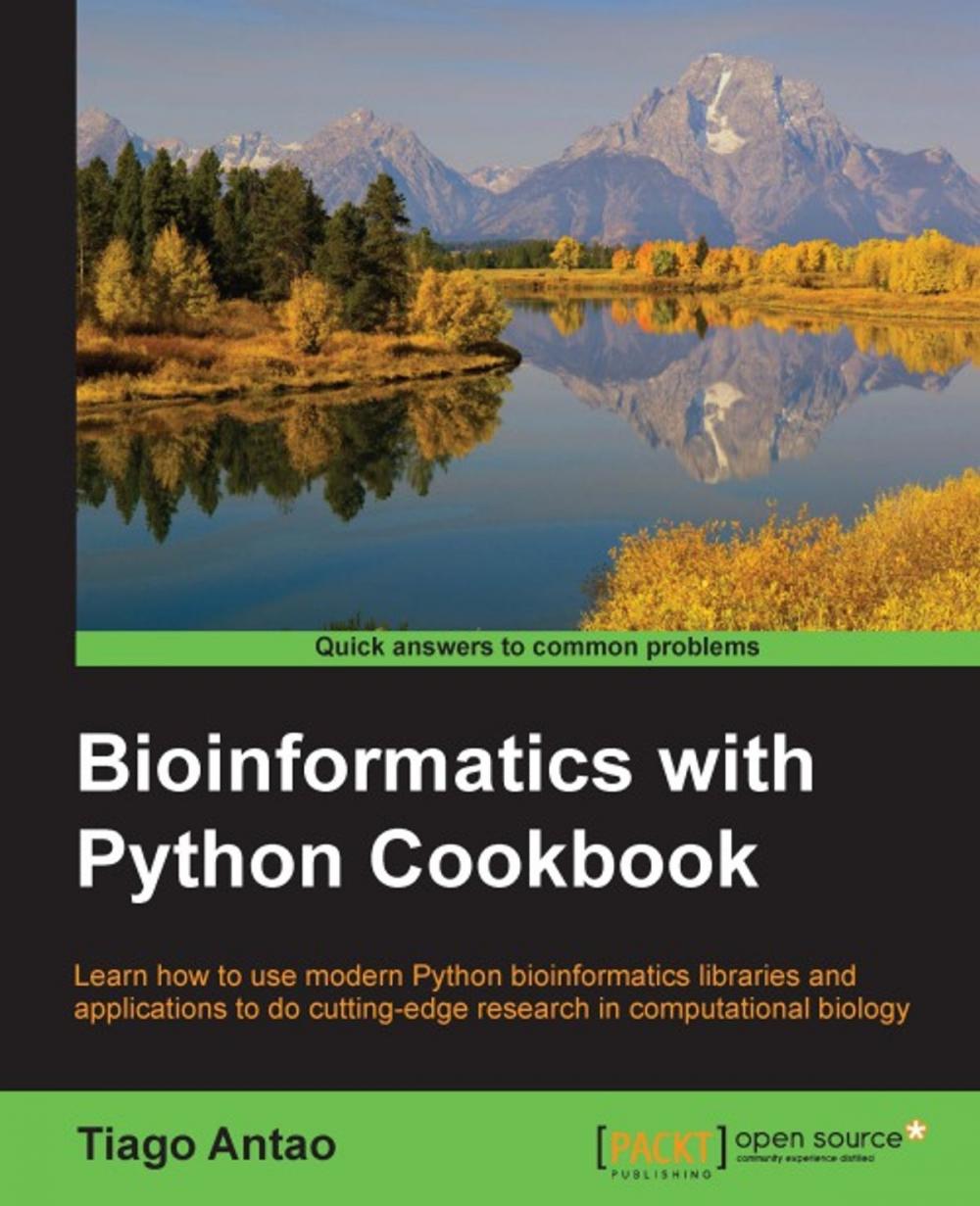 Big bigCover of Bioinformatics with Python Cookbook