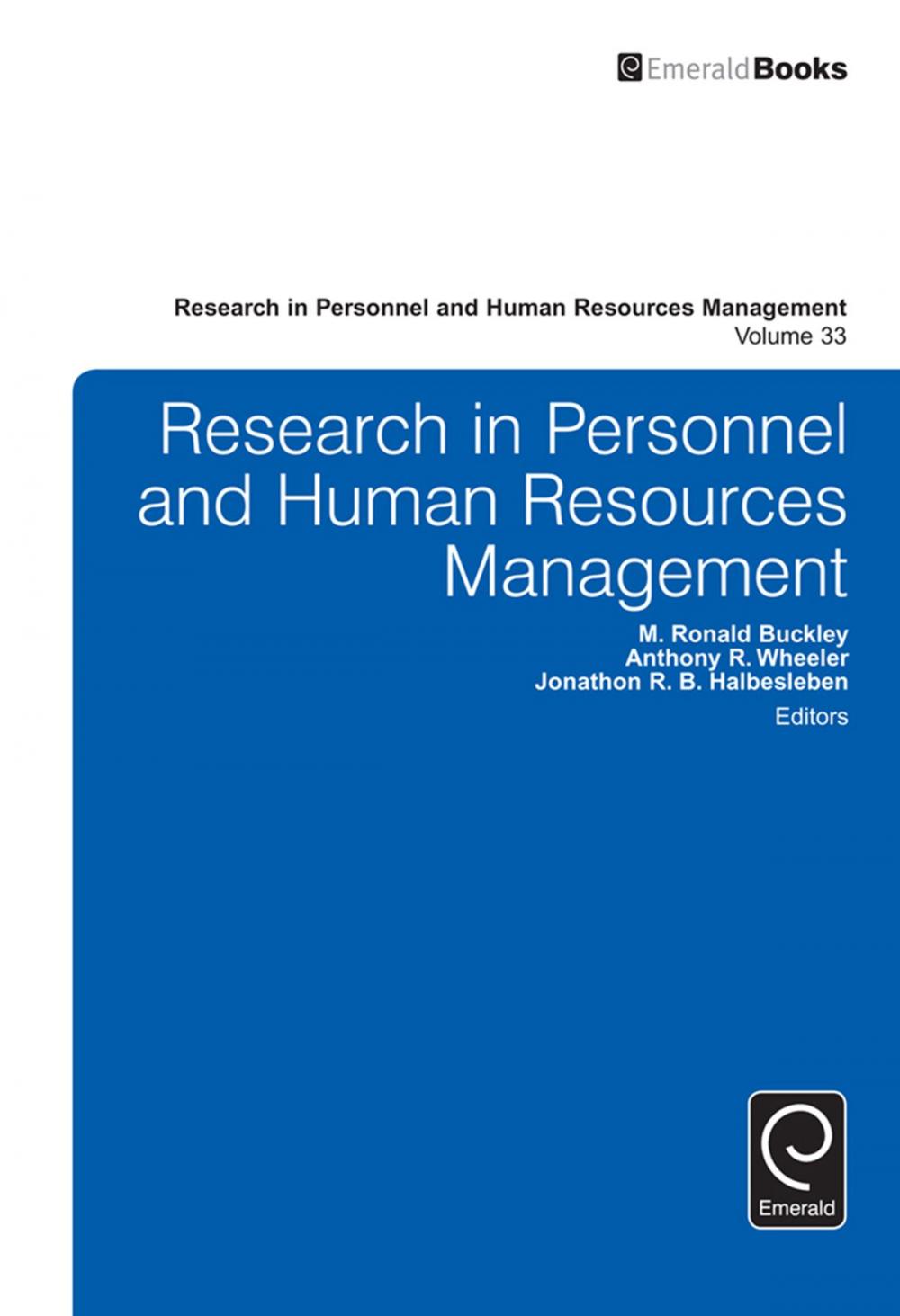 Big bigCover of Research in Personnel and Human Resources Management