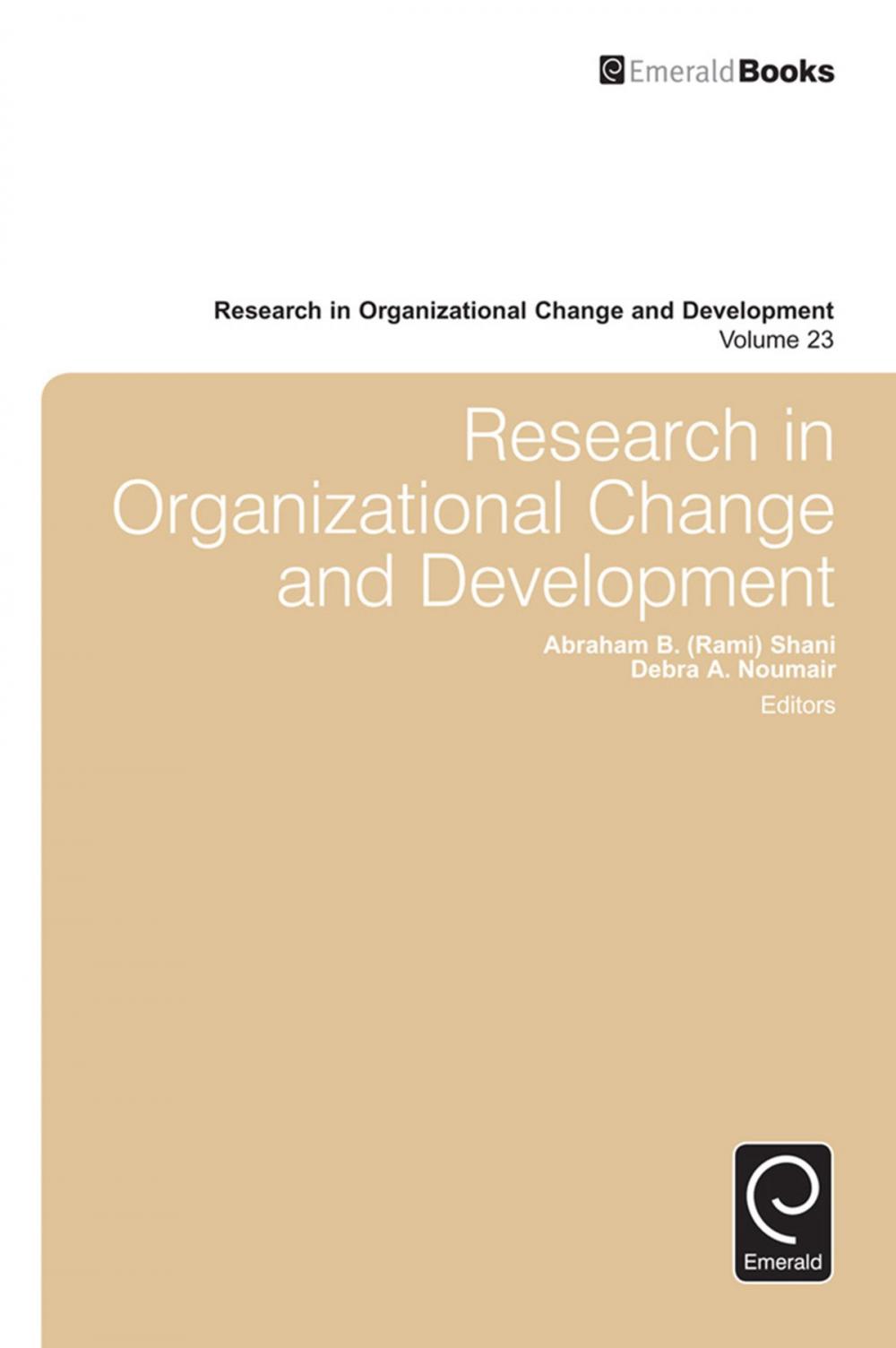 Big bigCover of Research in Organizational Change and Development