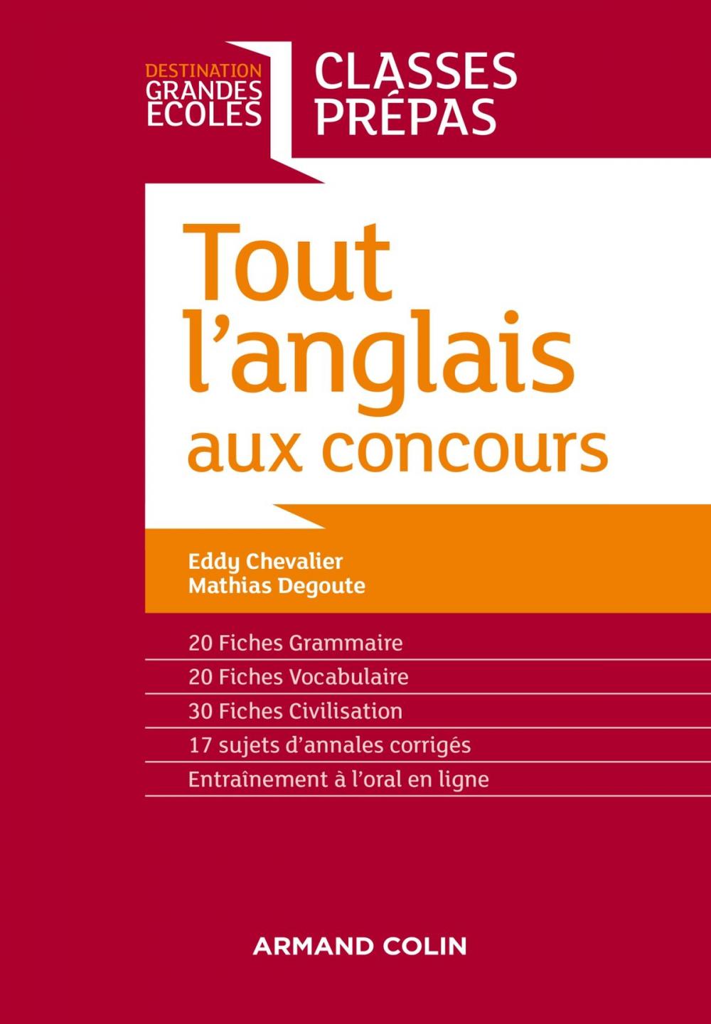 Big bigCover of Tout l'anglais aux concours