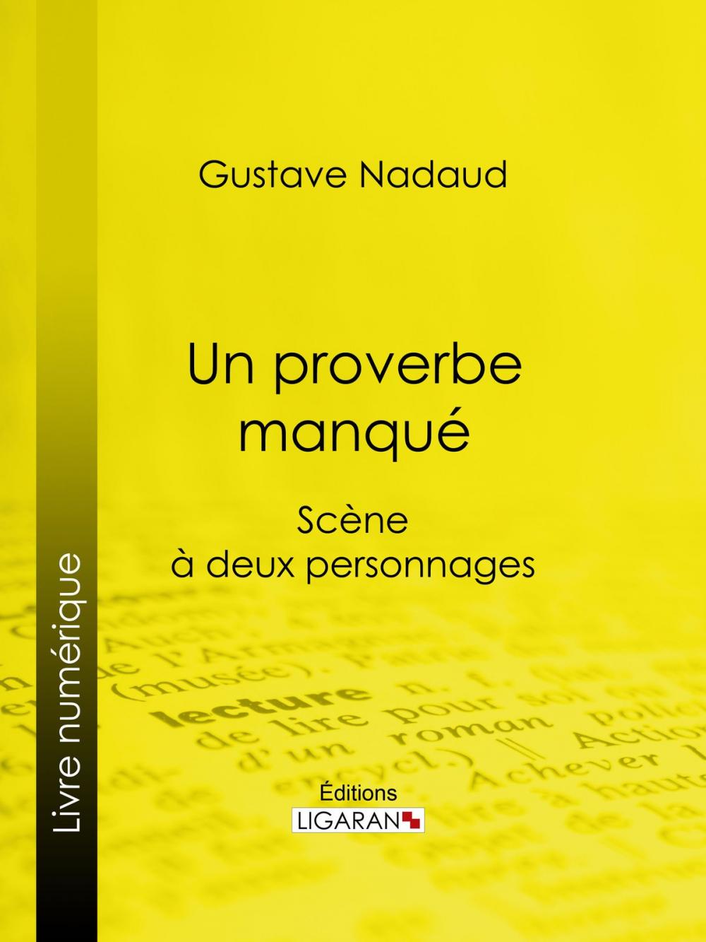 Big bigCover of Un proverbe manqué