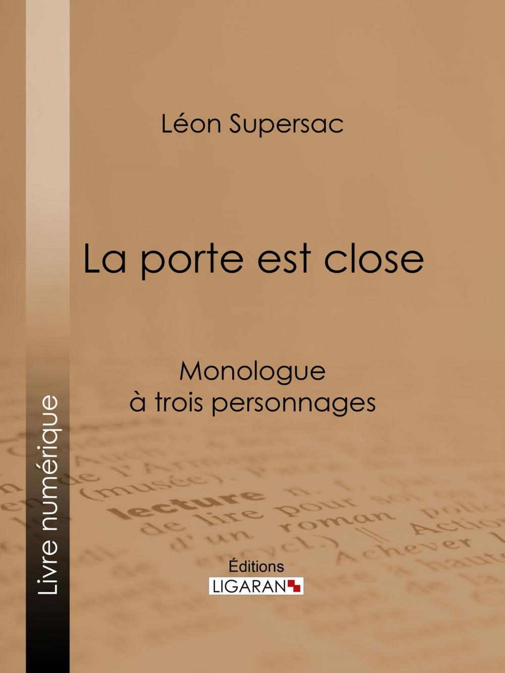 Big bigCover of La porte est close