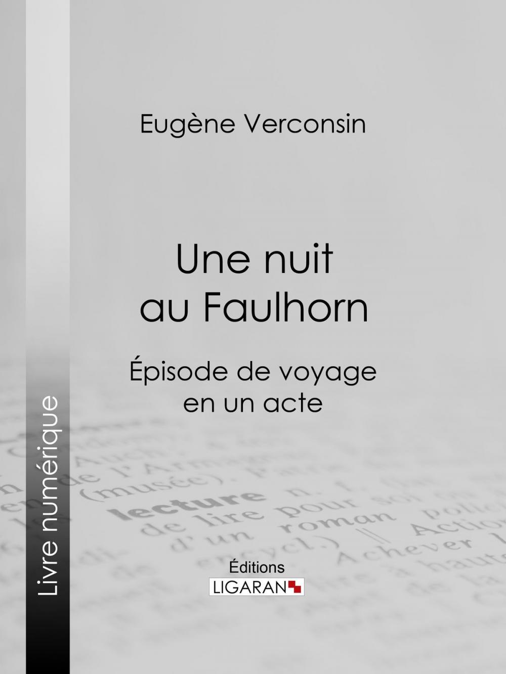 Big bigCover of Une nuit au Faulhorn