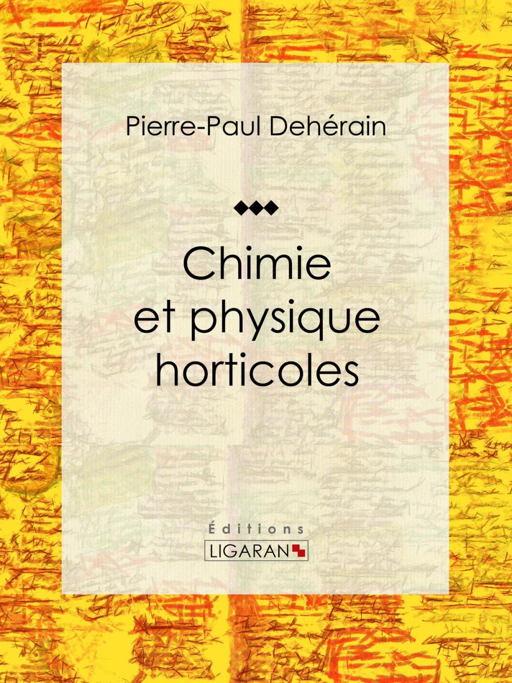 Big bigCover of Chimie et physique horticoles