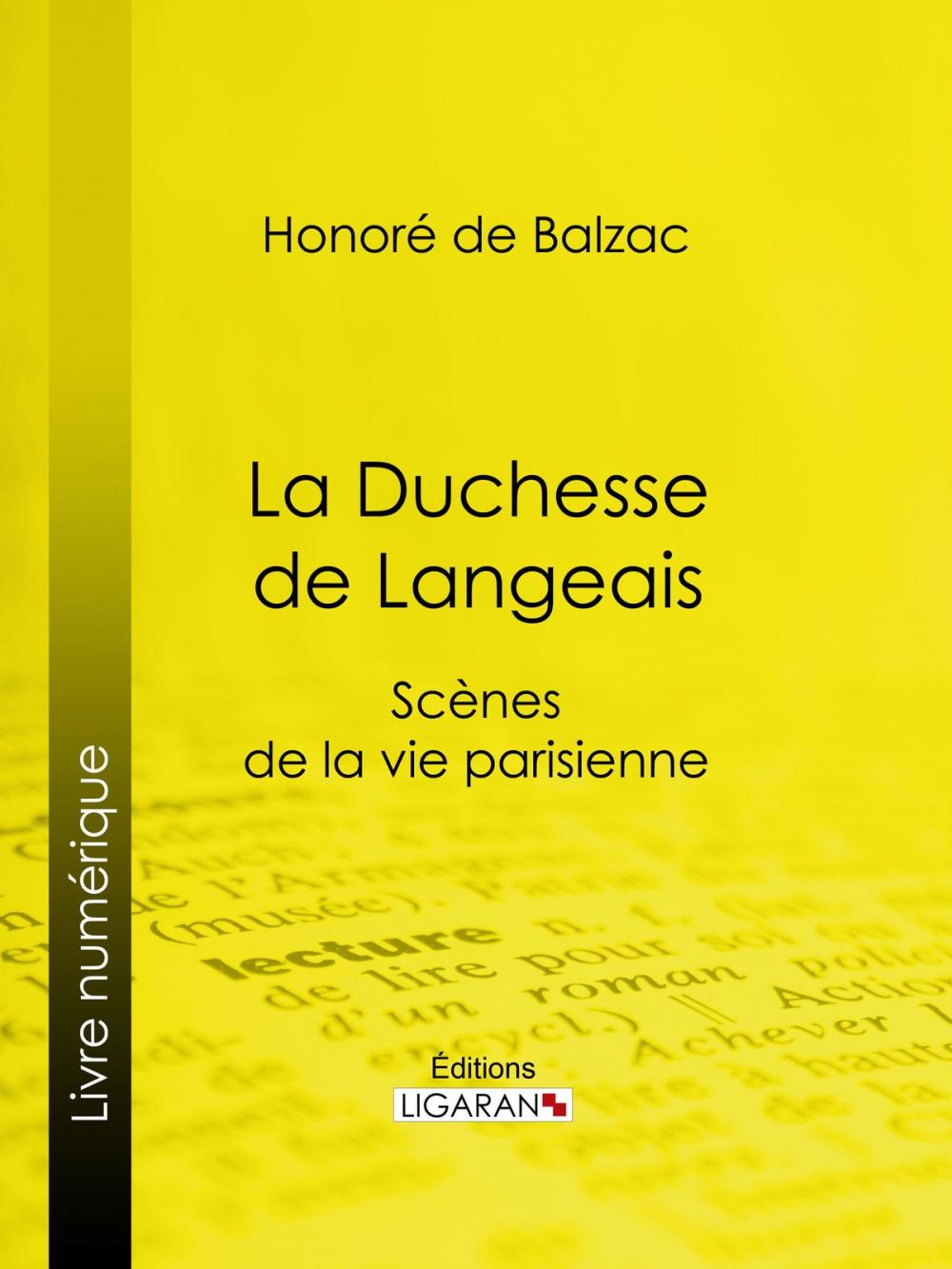 Big bigCover of La Duchesse de Langeais