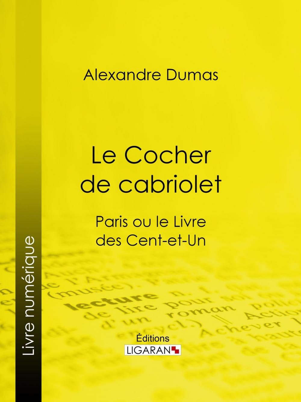 Big bigCover of Le Cocher de cabriolet