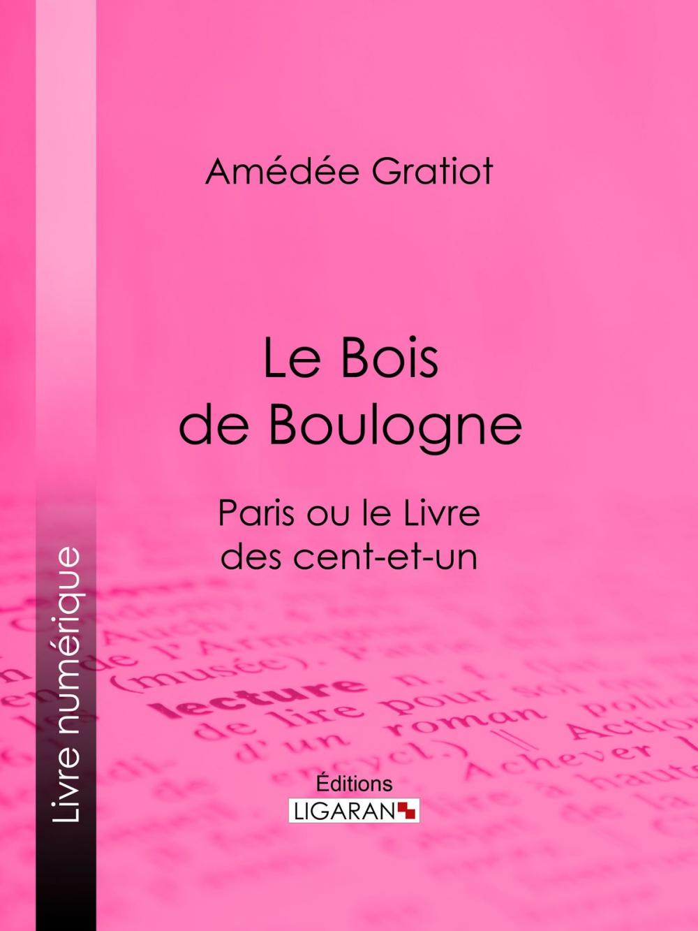 Big bigCover of Le Bois de Boulogne