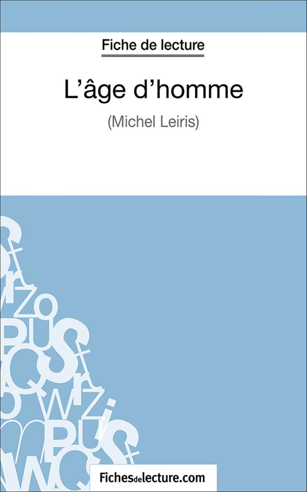 Big bigCover of L'âge d'homme