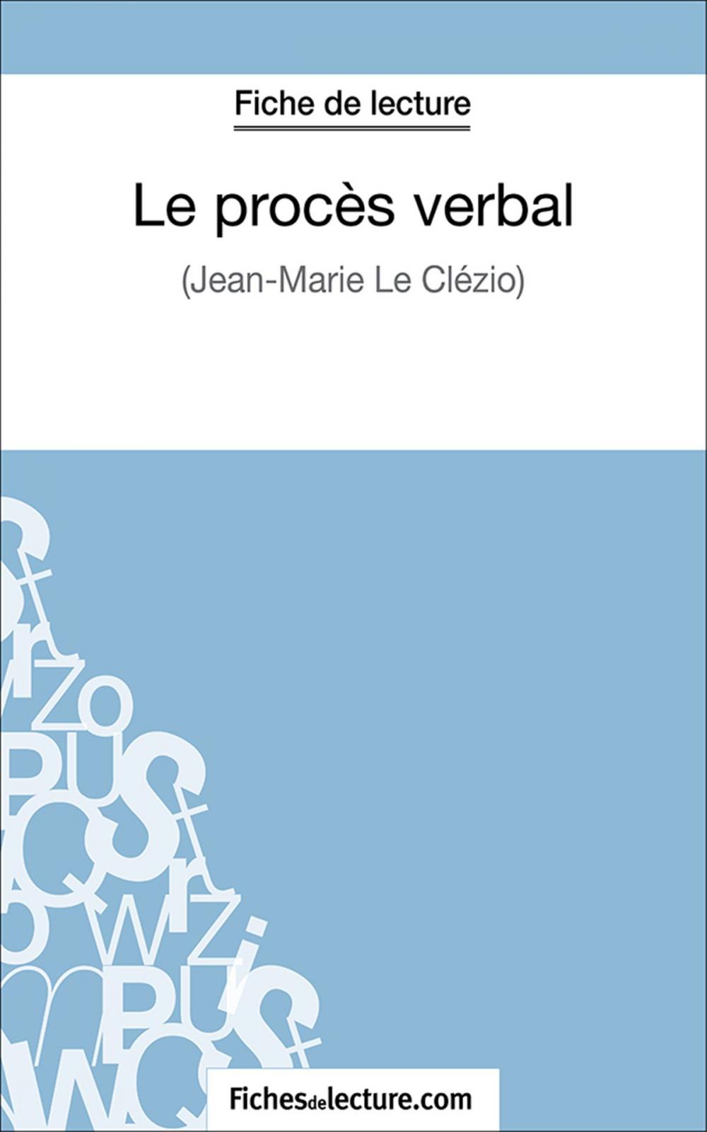 Big bigCover of Le procès verbal