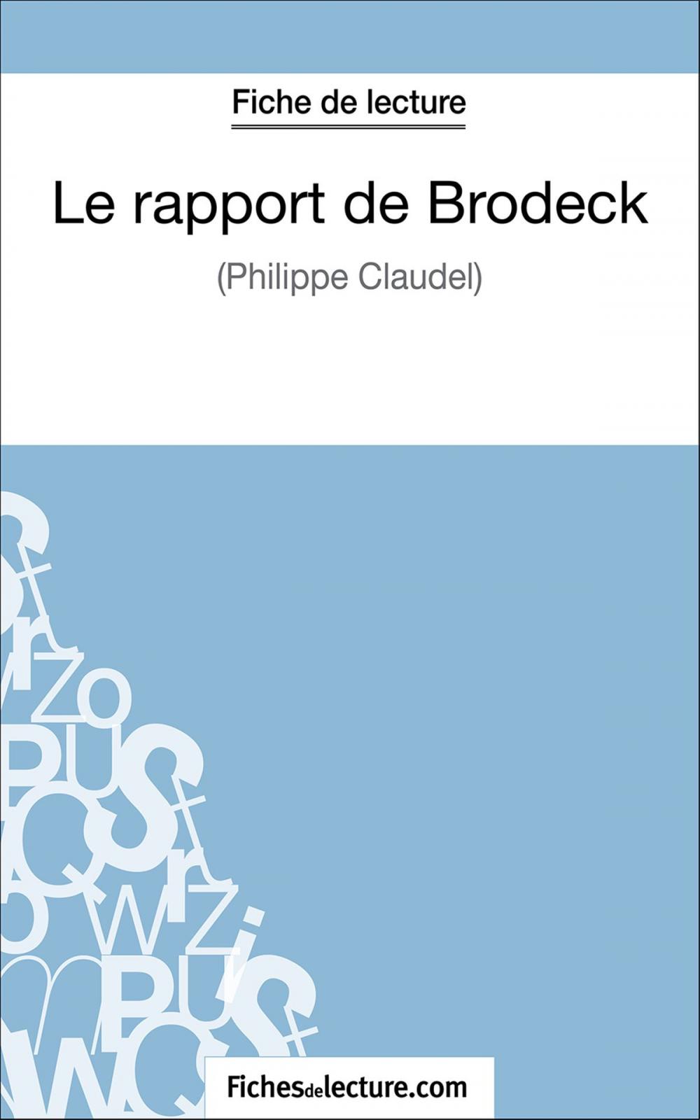 Big bigCover of Le rapport de Brodeck