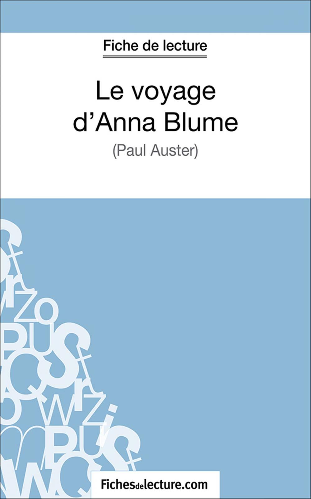 Big bigCover of Le voyage d'Anna Blume