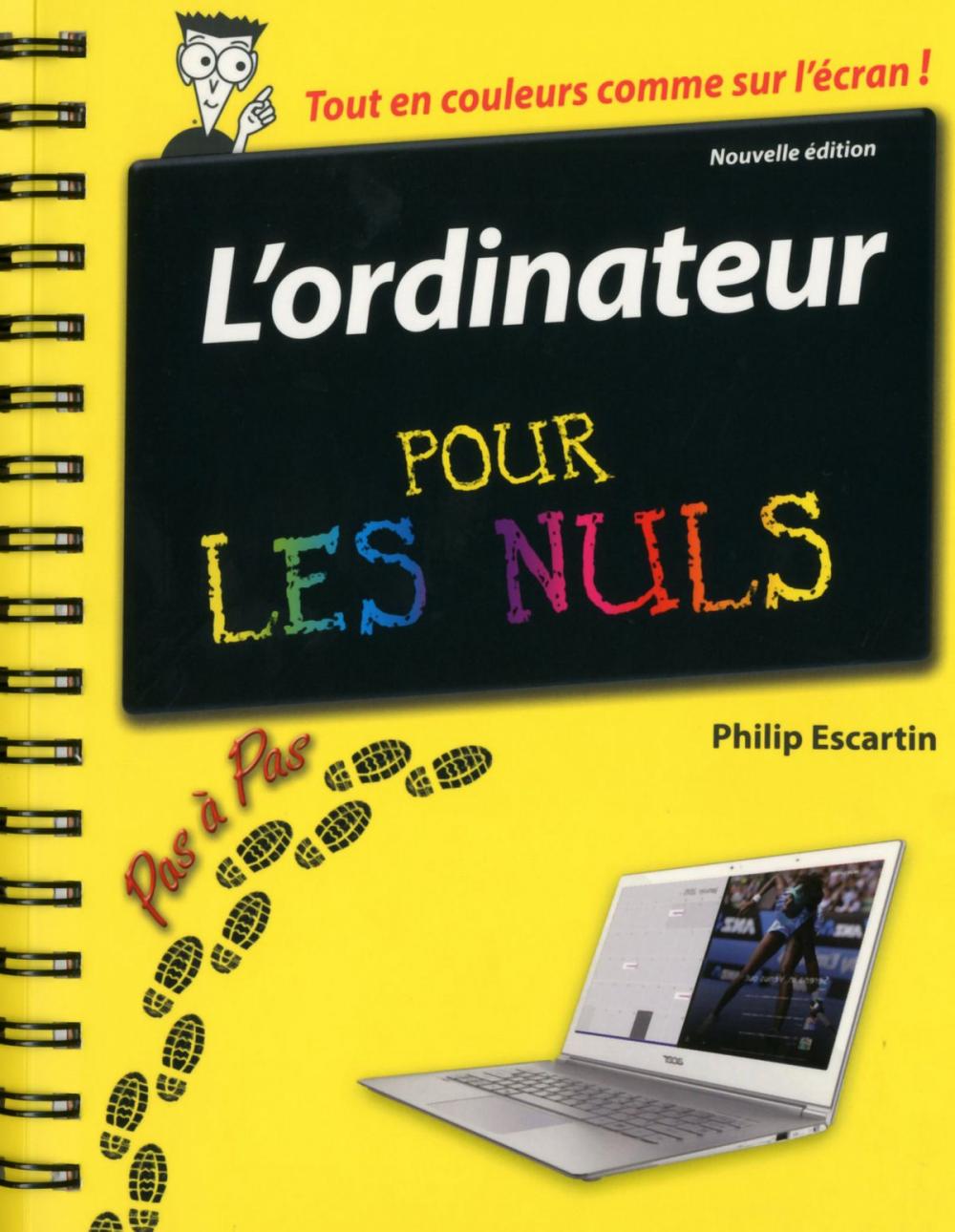 Big bigCover of L'ordinateur Pas à pas Pour les Nuls, nouvelle édition