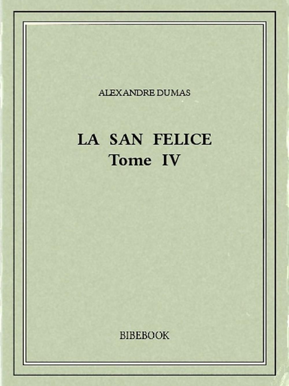 Big bigCover of La San Felice IV