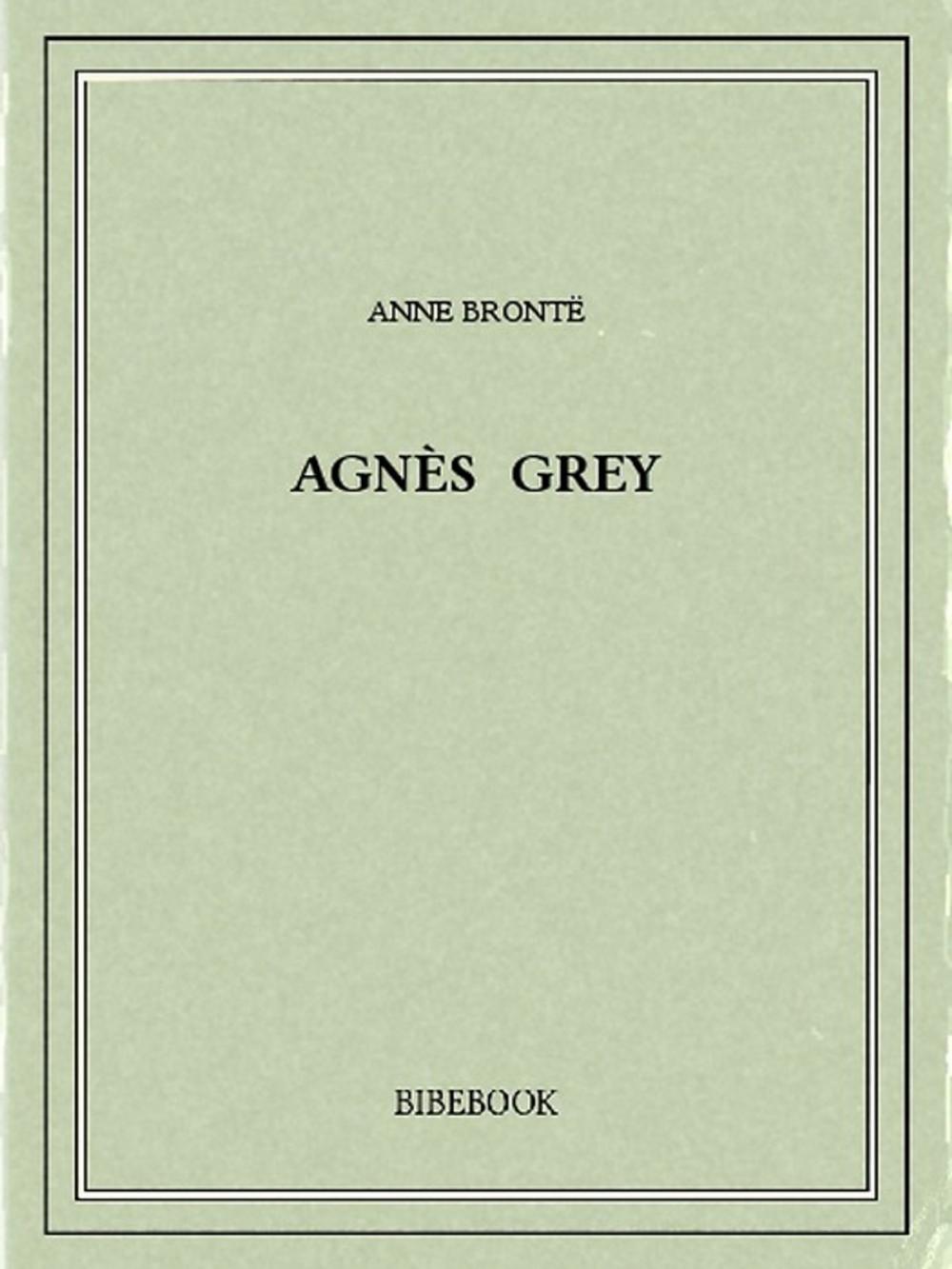 Big bigCover of Agnès Grey