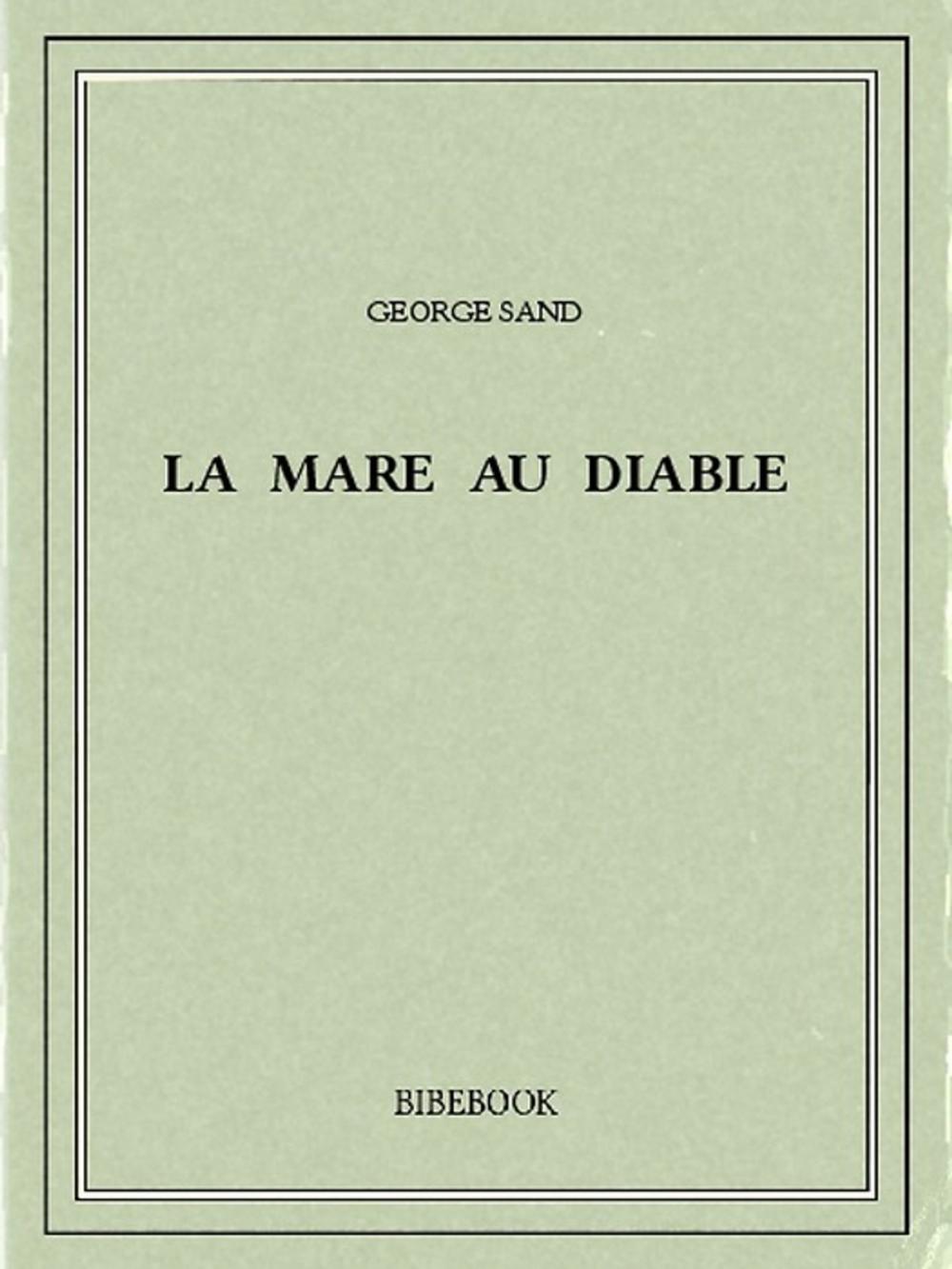 Big bigCover of La Mare au Diable