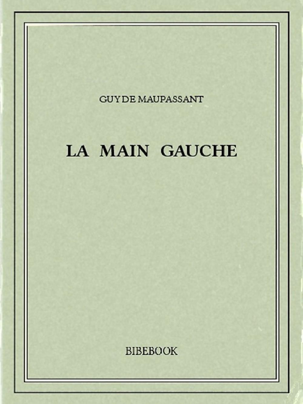 Big bigCover of La main gauche