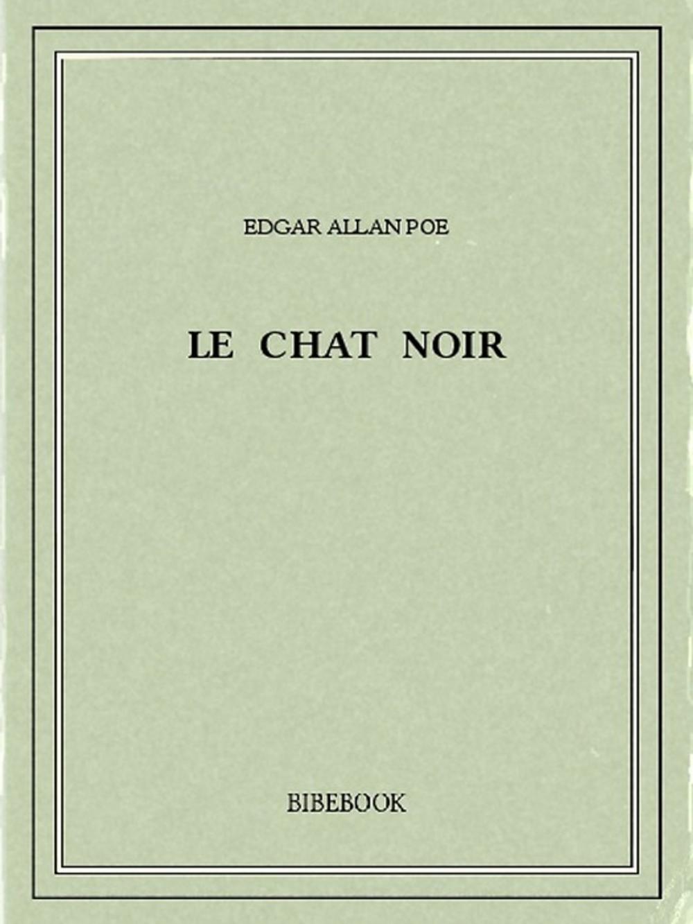 Big bigCover of Le chat noir