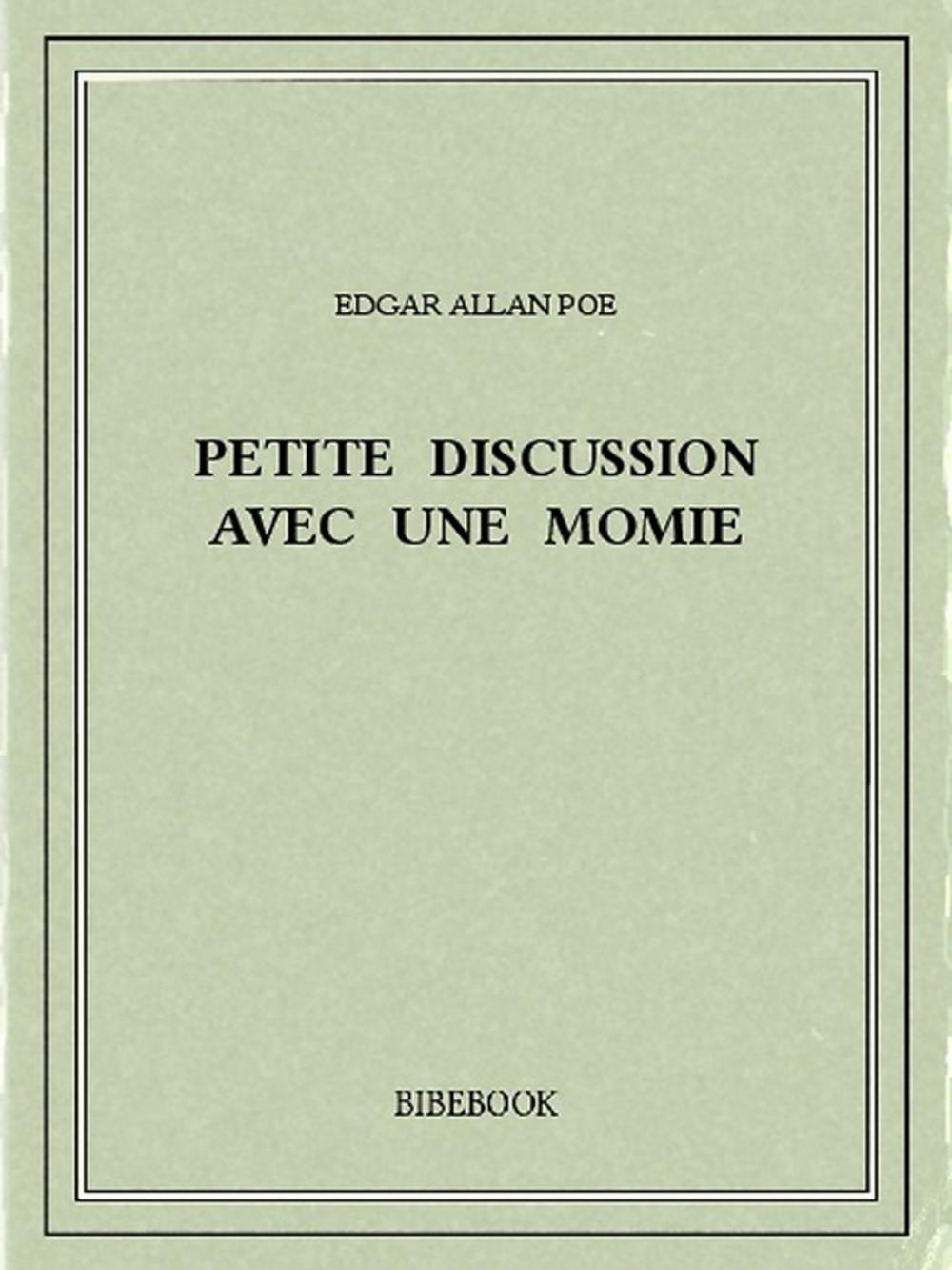 Big bigCover of Petite discussion avec une momie