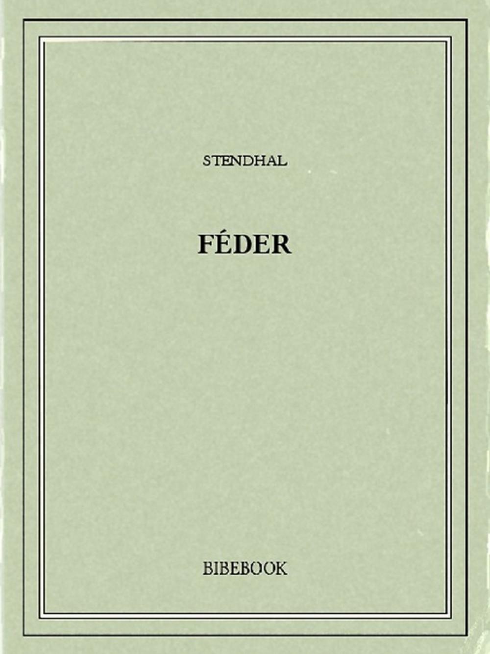 Big bigCover of Féder