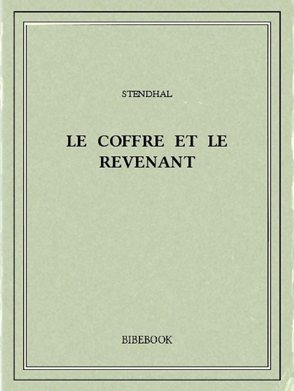 Big bigCover of Le coffre et le revenant