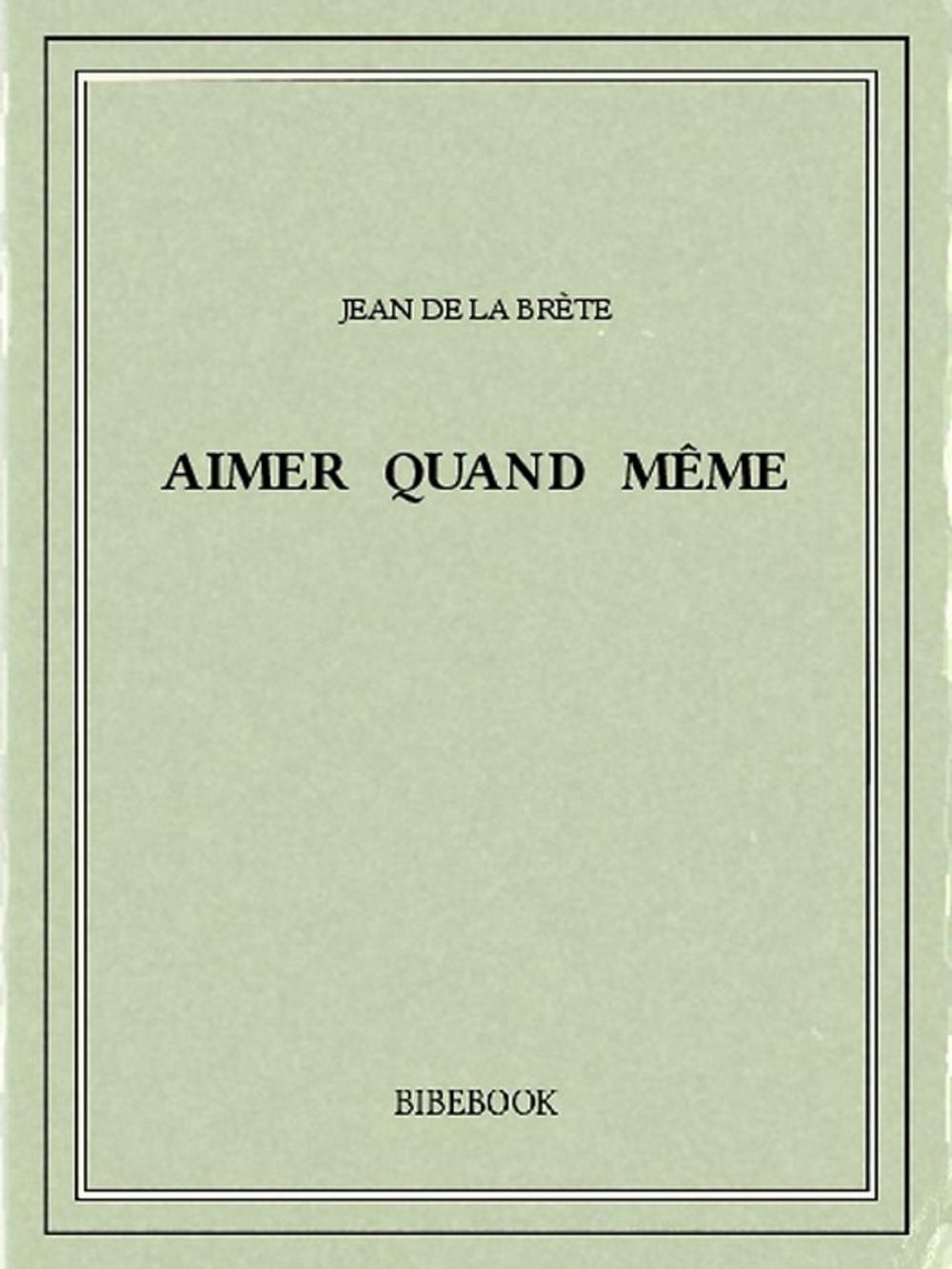 Big bigCover of Aimer quand même