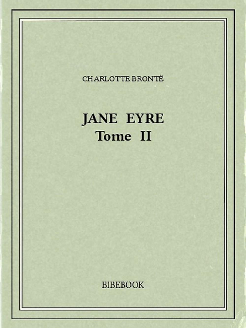 Big bigCover of Jane Eyre II