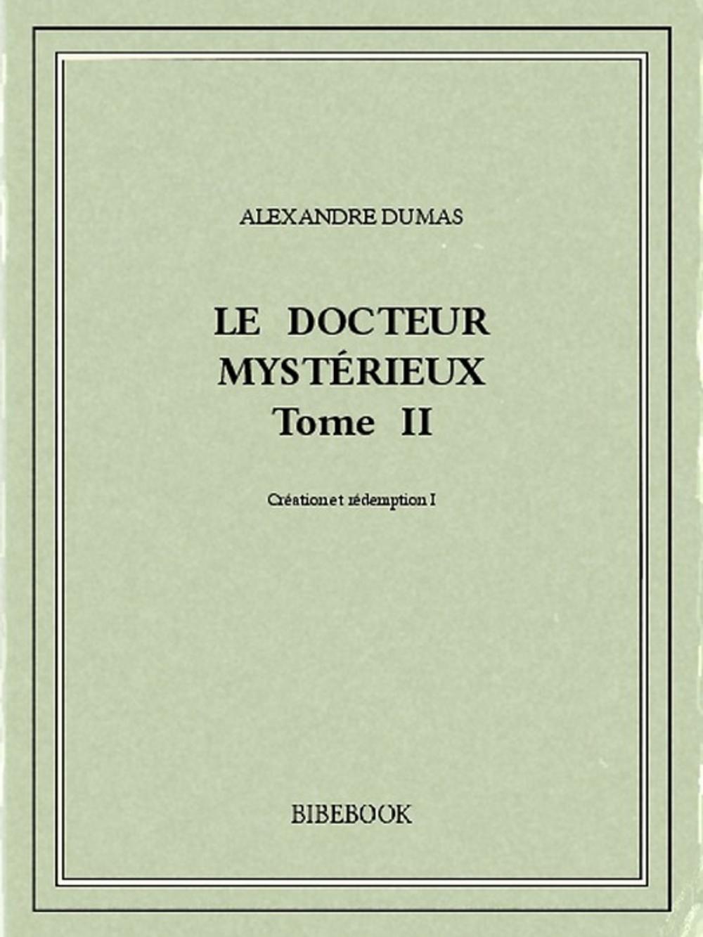 Big bigCover of Le docteur mystérieux II