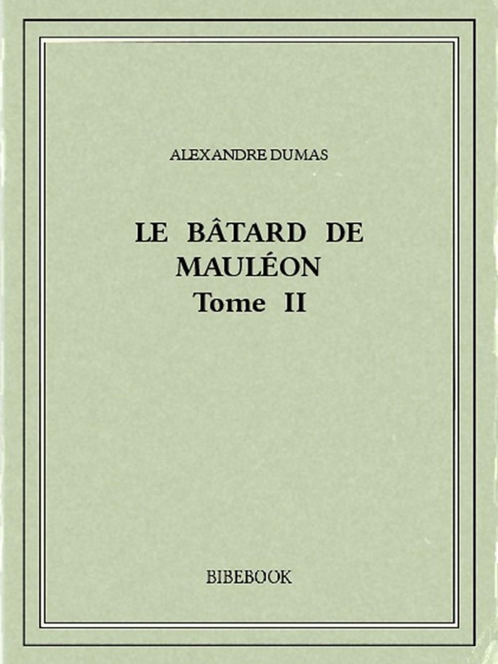 Big bigCover of Le bâtard de Mauléon II