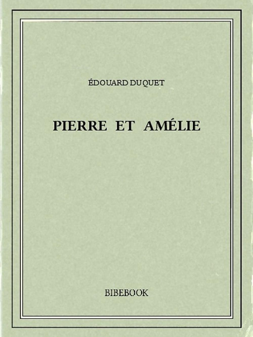 Big bigCover of Pierre et Amélie