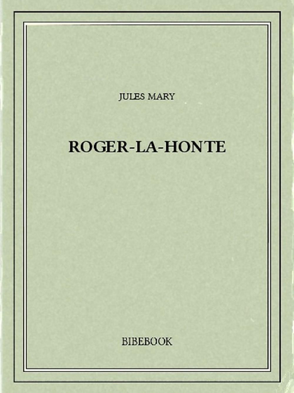 Big bigCover of Roger-la-Honte