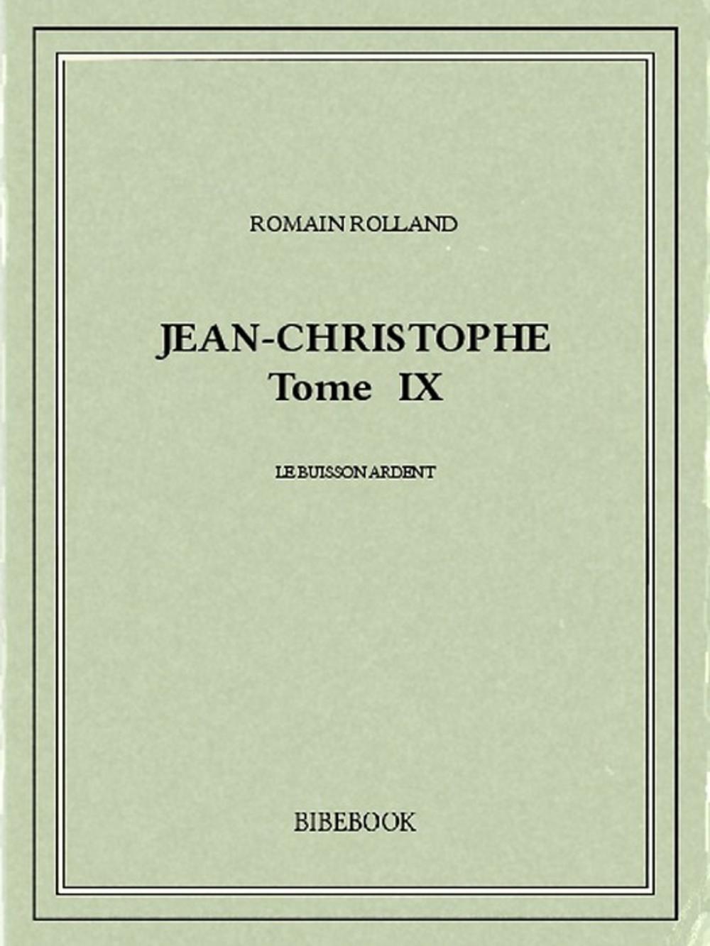 Big bigCover of Jean-Christophe IX