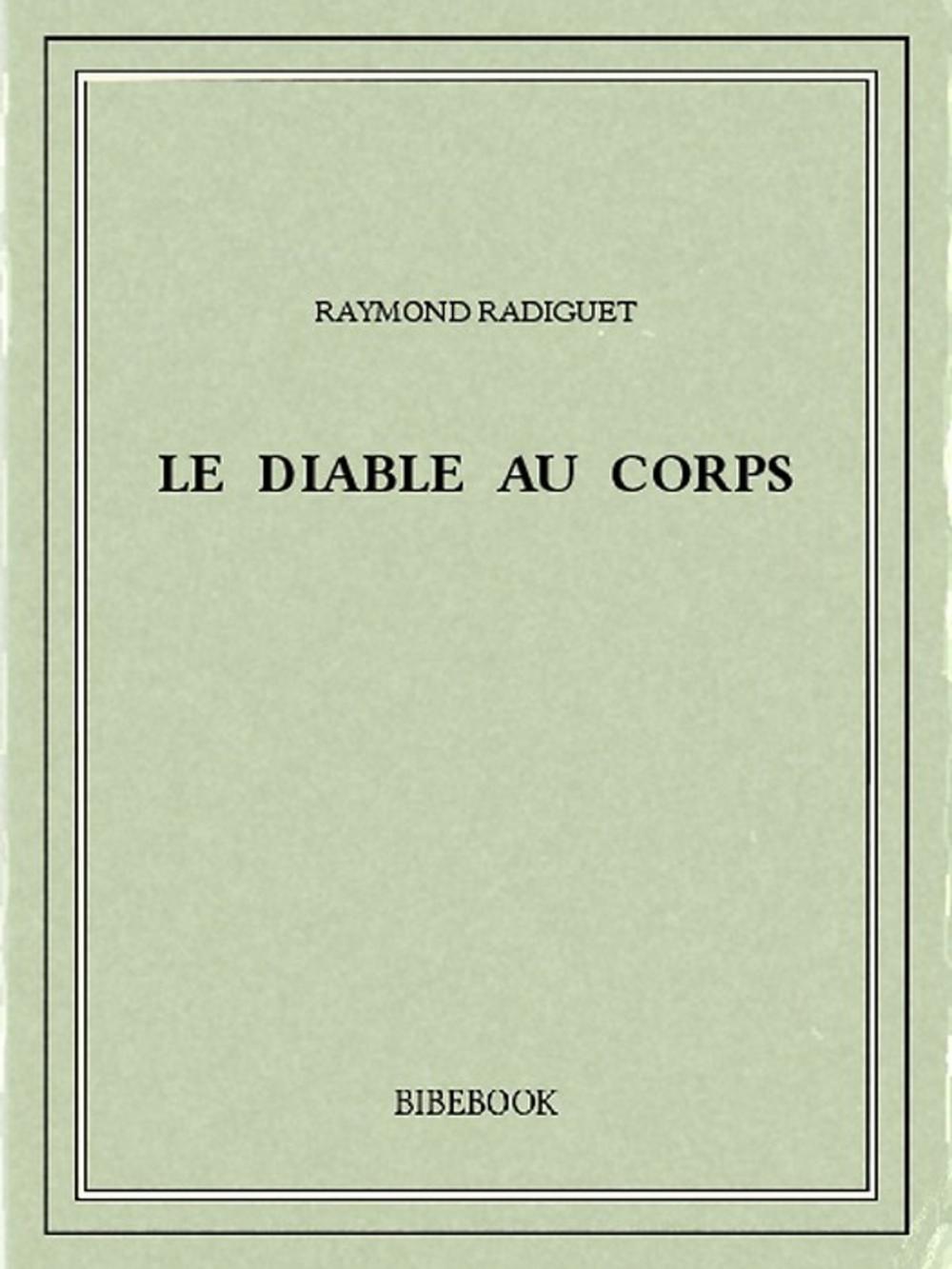 Big bigCover of Le diable au corps