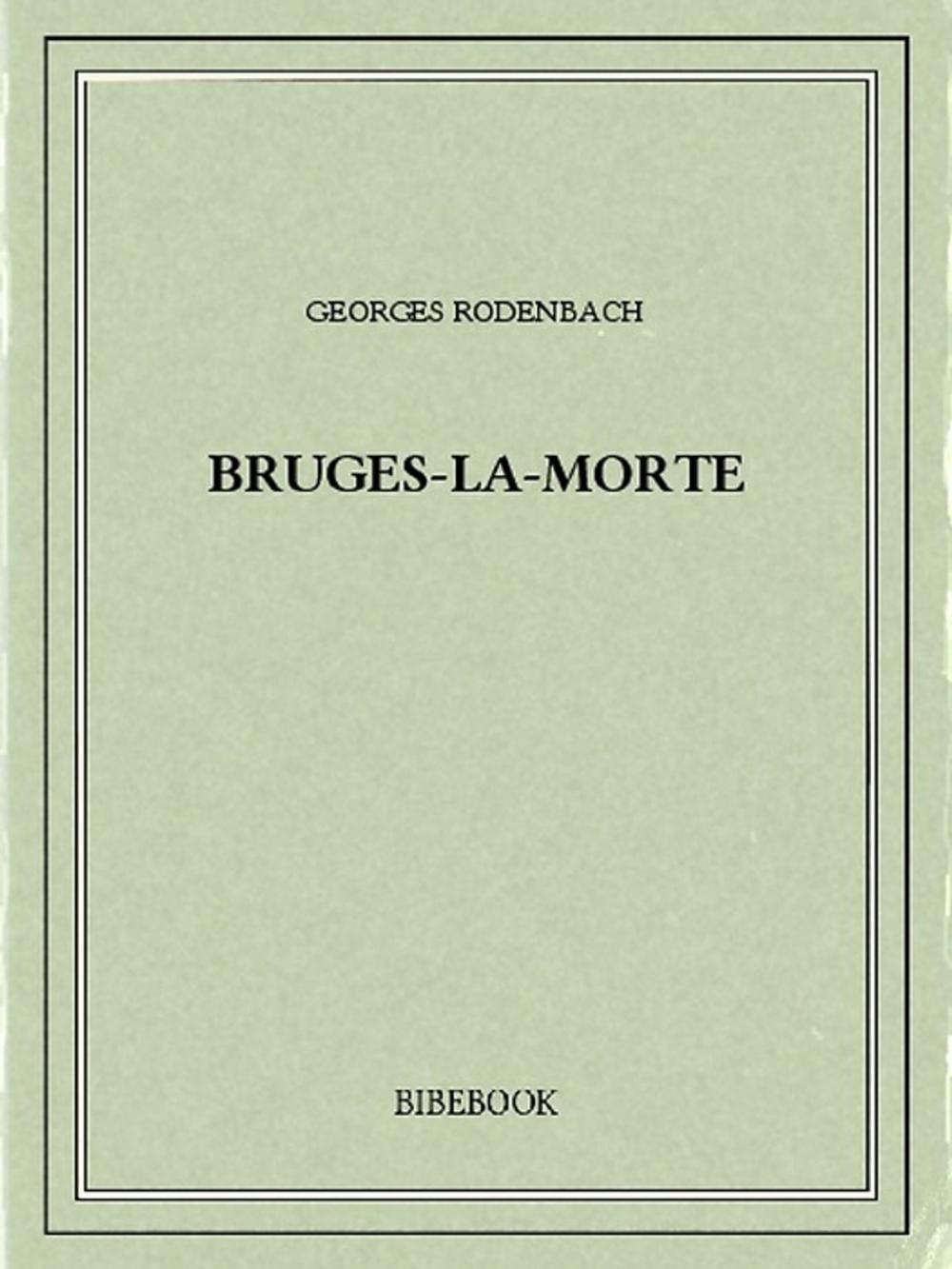 Big bigCover of Bruges-la-Morte