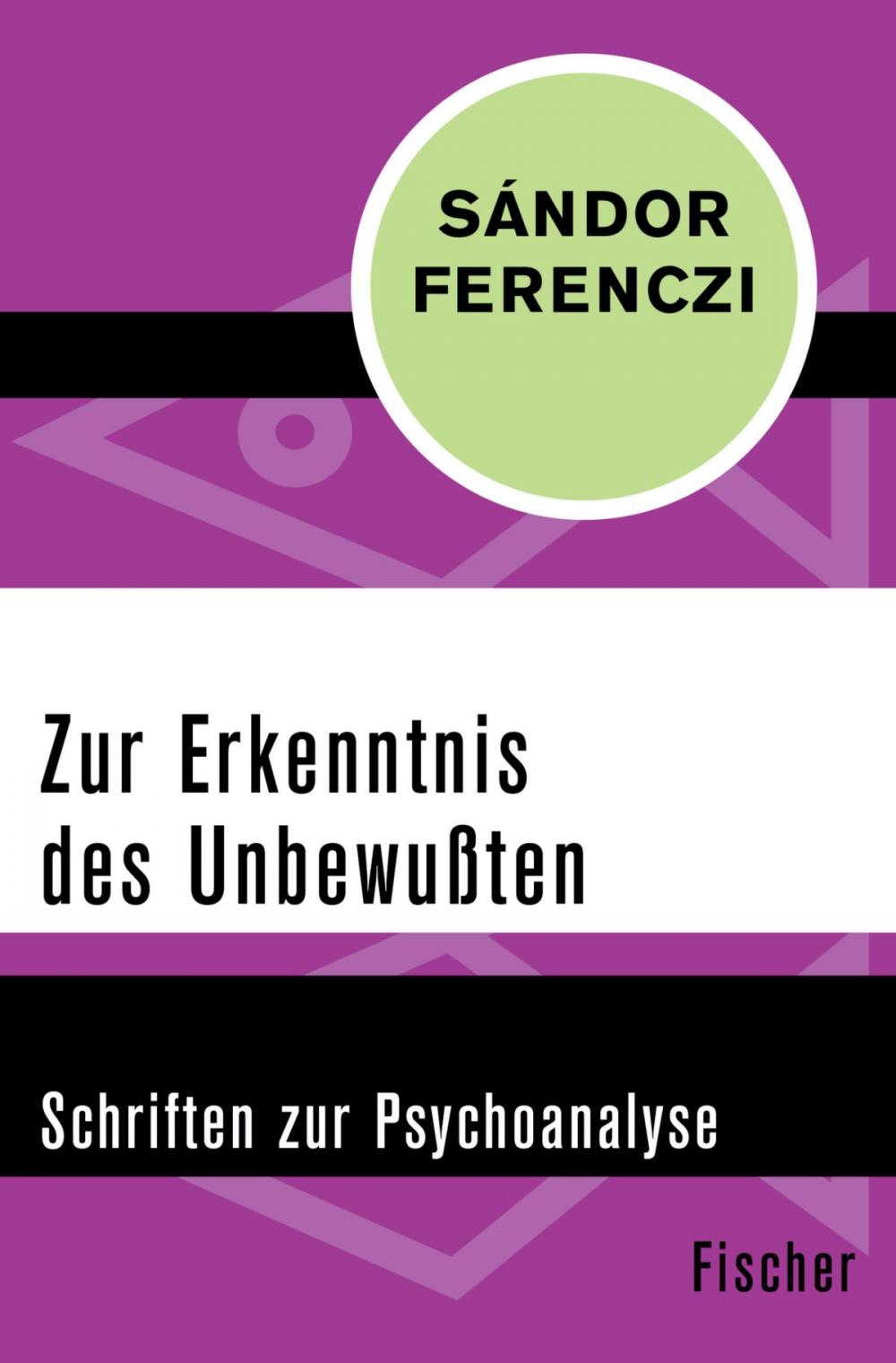 Big bigCover of Zur Erkenntnis des Unbewußten