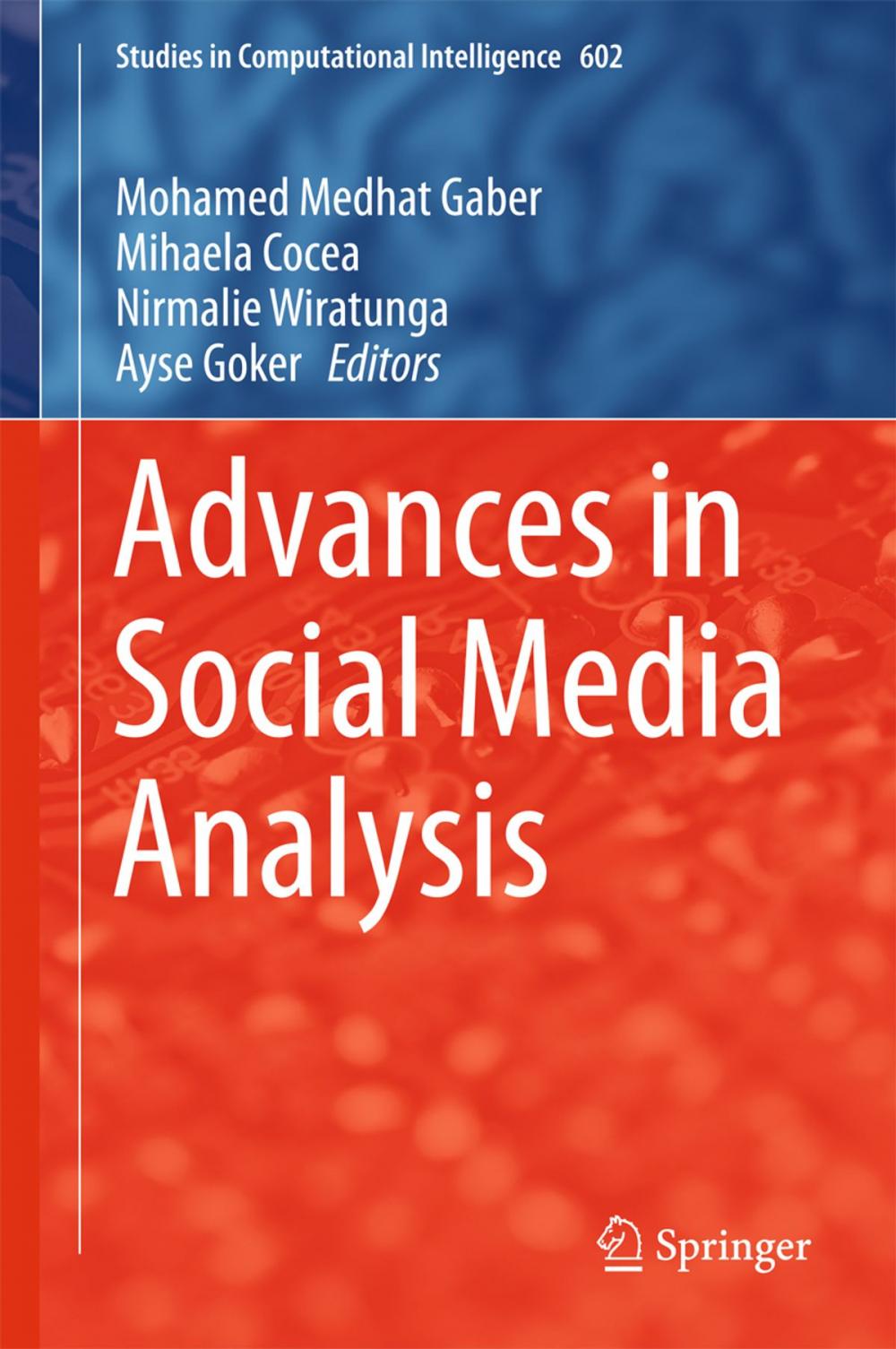 Big bigCover of Advances in Social Media Analysis