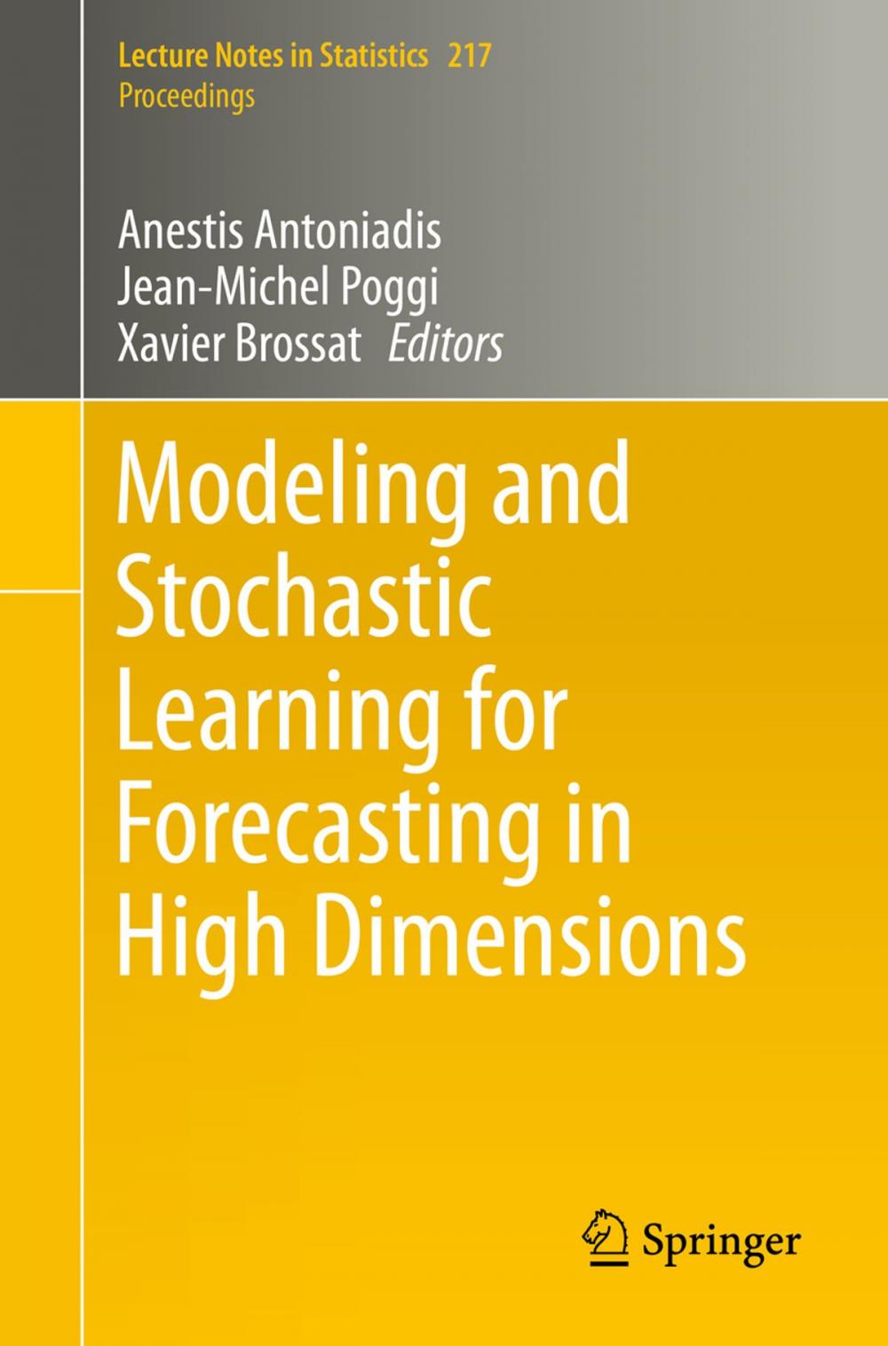 Big bigCover of Modeling and Stochastic Learning for Forecasting in High Dimensions