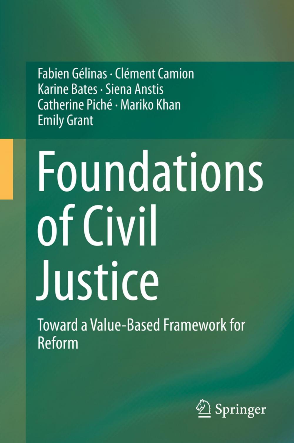 Big bigCover of Foundations of Civil Justice