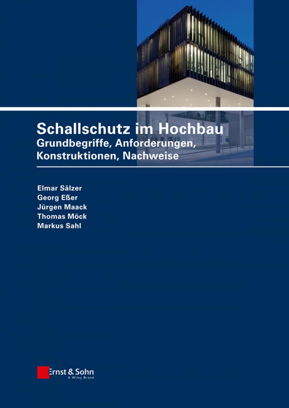 Big bigCover of Schallschutz im Hochbau