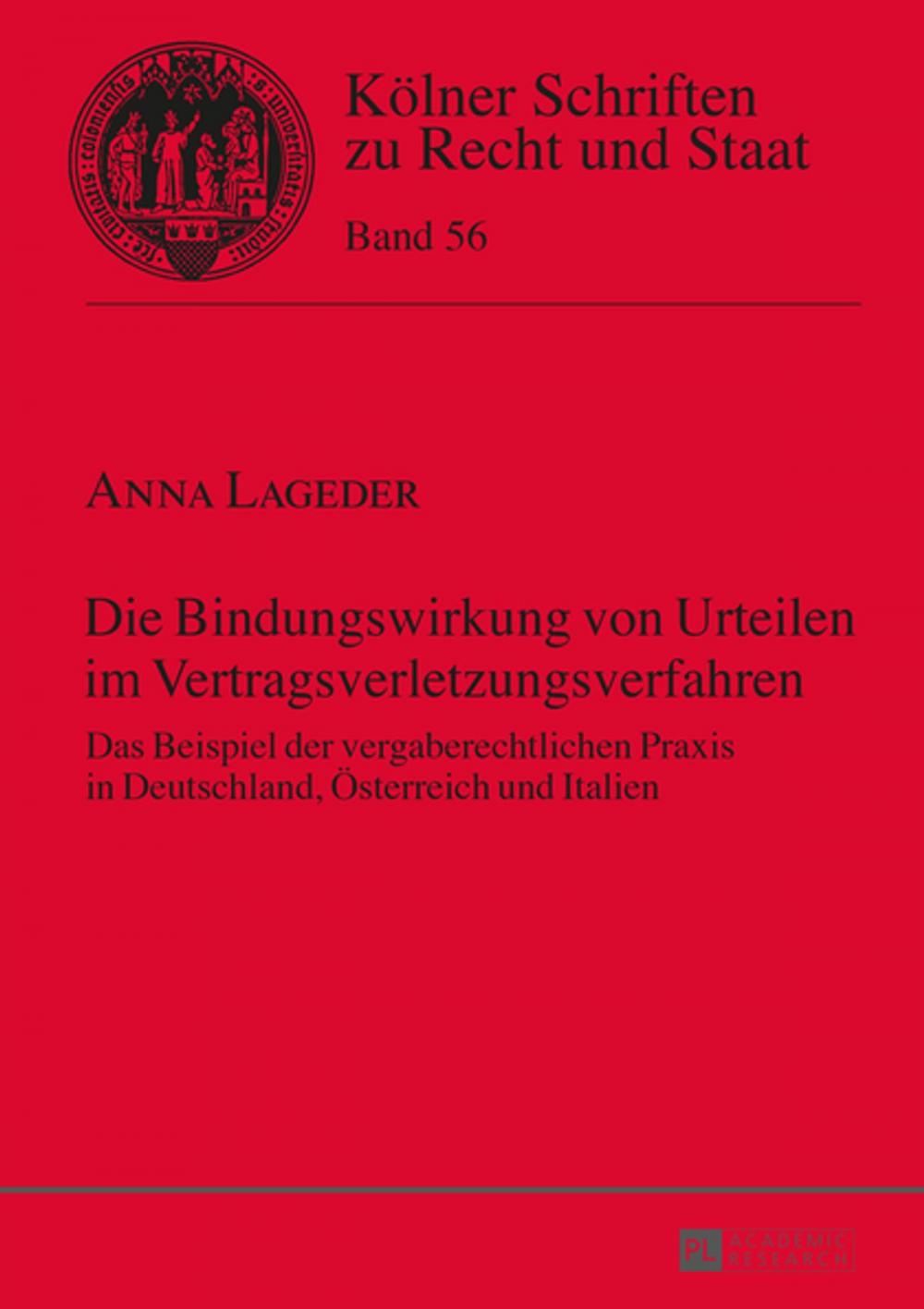 Big bigCover of Die Bindungswirkung von Urteilen im Vertragsverletzungsverfahren