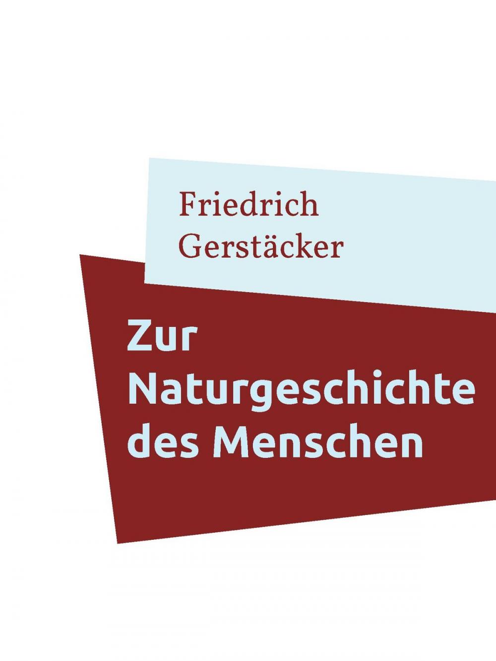 Big bigCover of Zur Naturgeschichte des Menschen