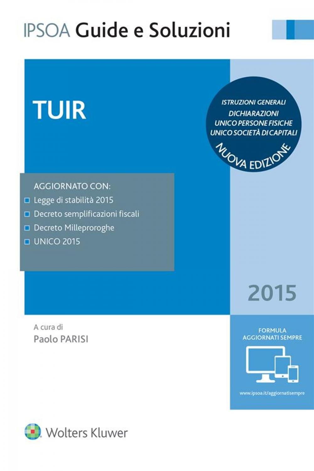 Big bigCover of Tuir 2015 - Nuova Edizione con appendice