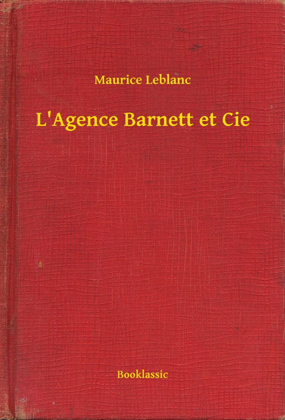 Big bigCover of L'Agence Barnett et Cie