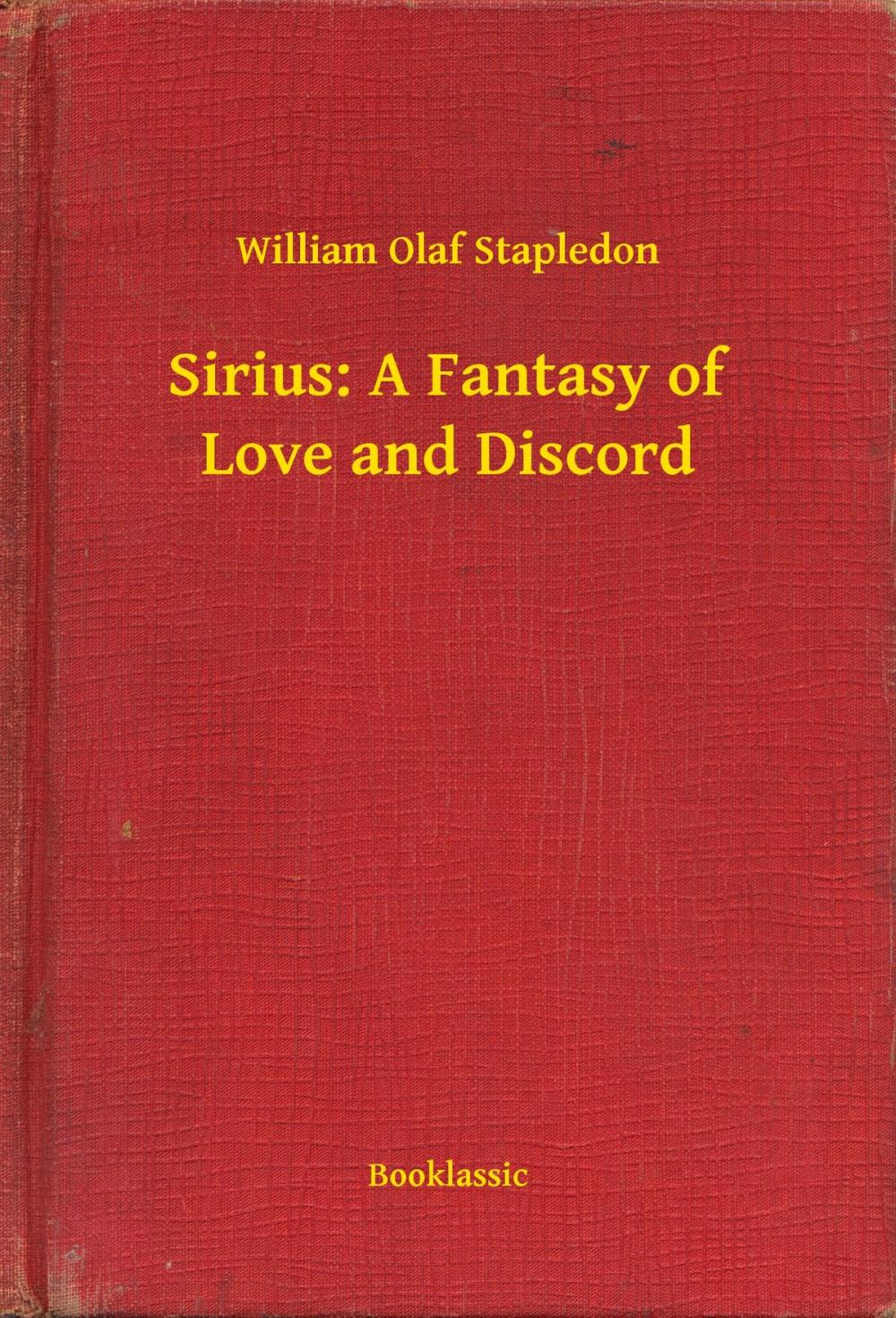 Big bigCover of Sirius: A Fantasy of Love and Discord