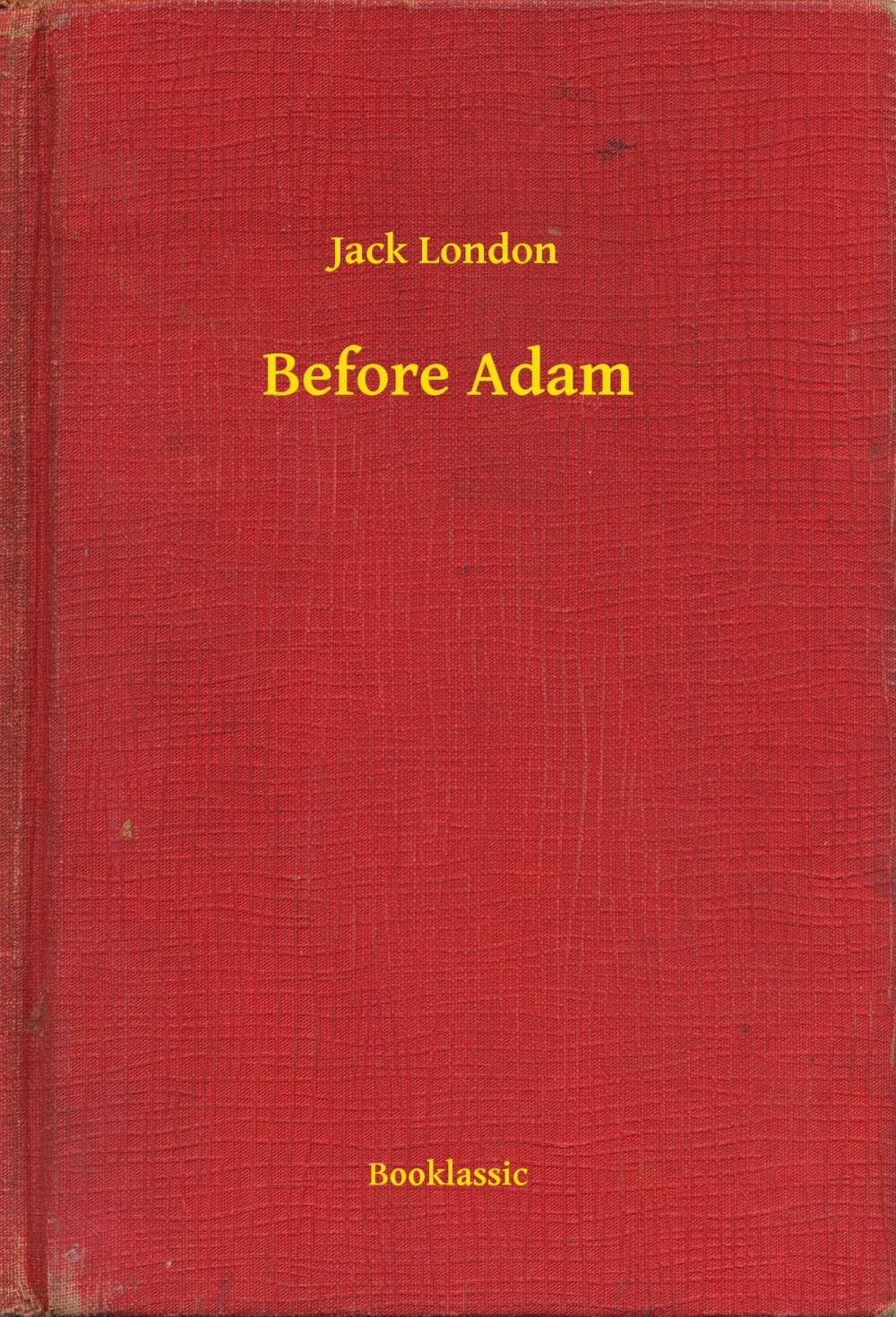 Big bigCover of Before Adam