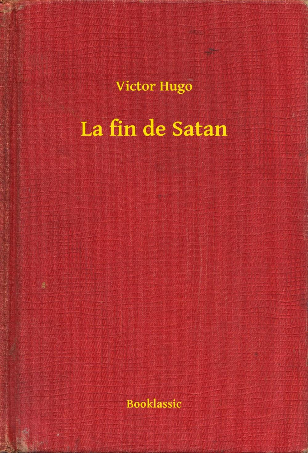 Big bigCover of La fin de Satan