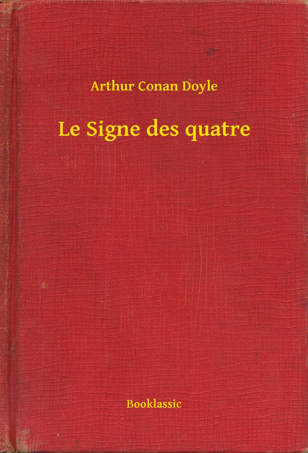 Big bigCover of Le Signe des quatre