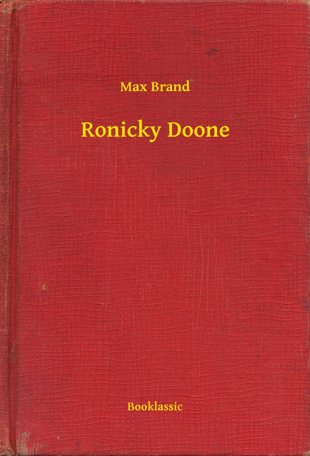 Big bigCover of Ronicky Doone