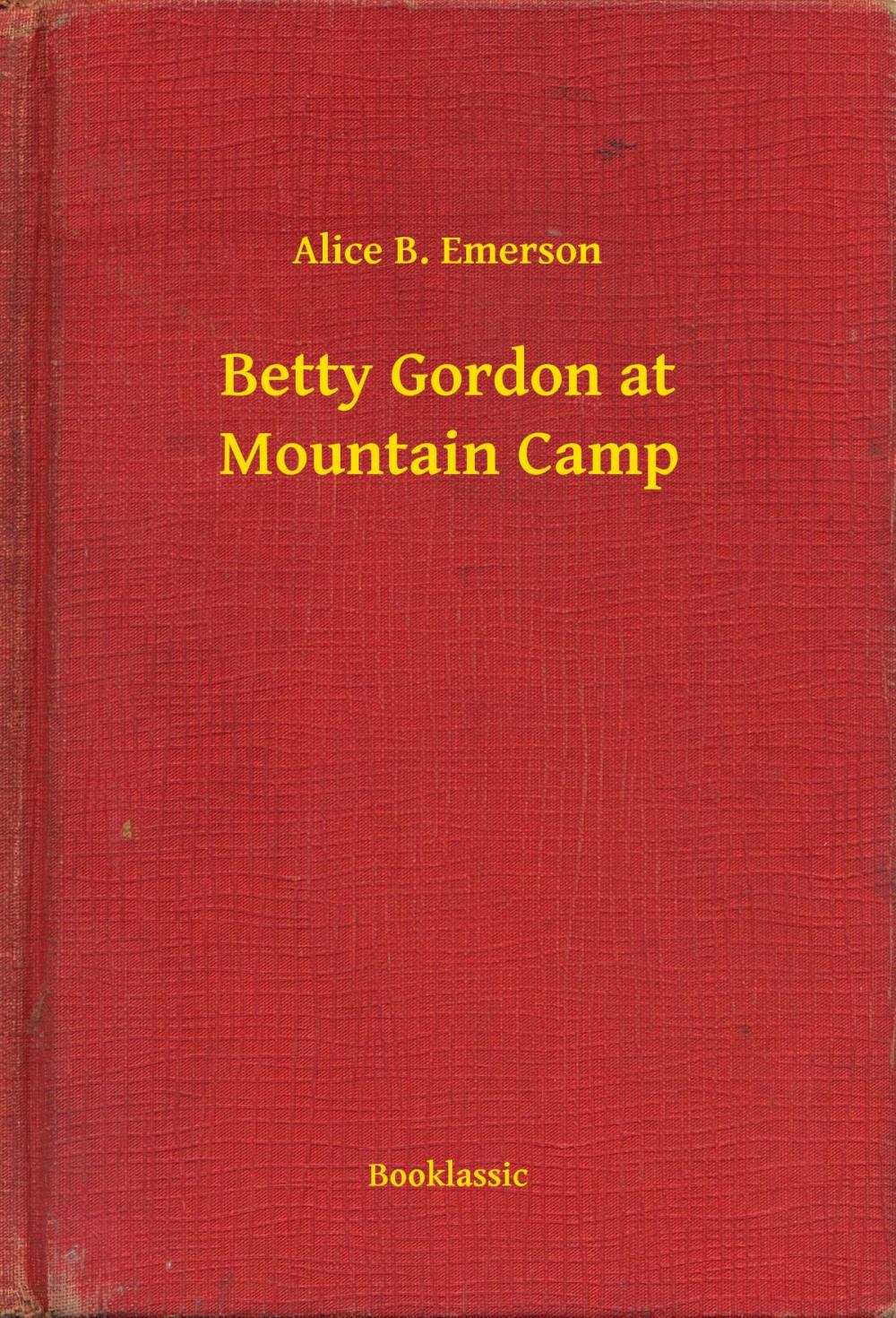 Big bigCover of Betty Gordon at Mountain Camp