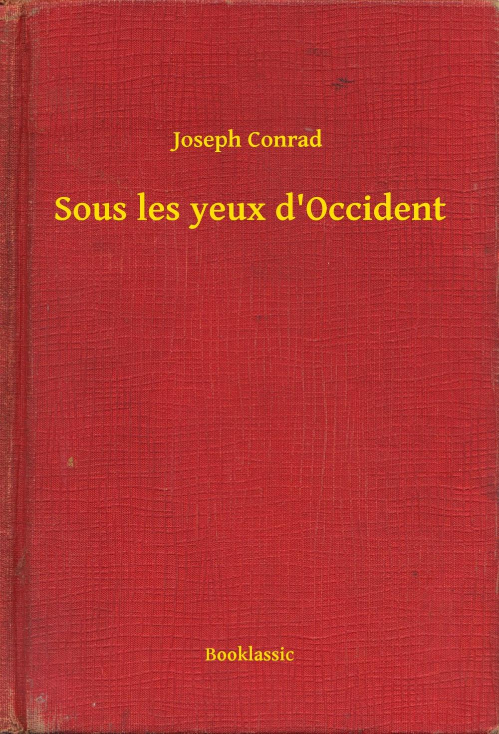 Big bigCover of Sous les yeux d'Occident