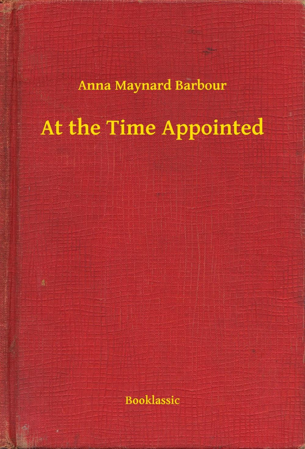 Big bigCover of At the Time Appointed